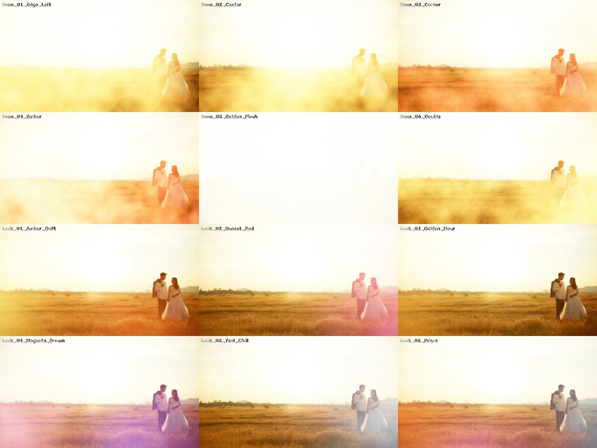 Light Leaks & Film Burns preview